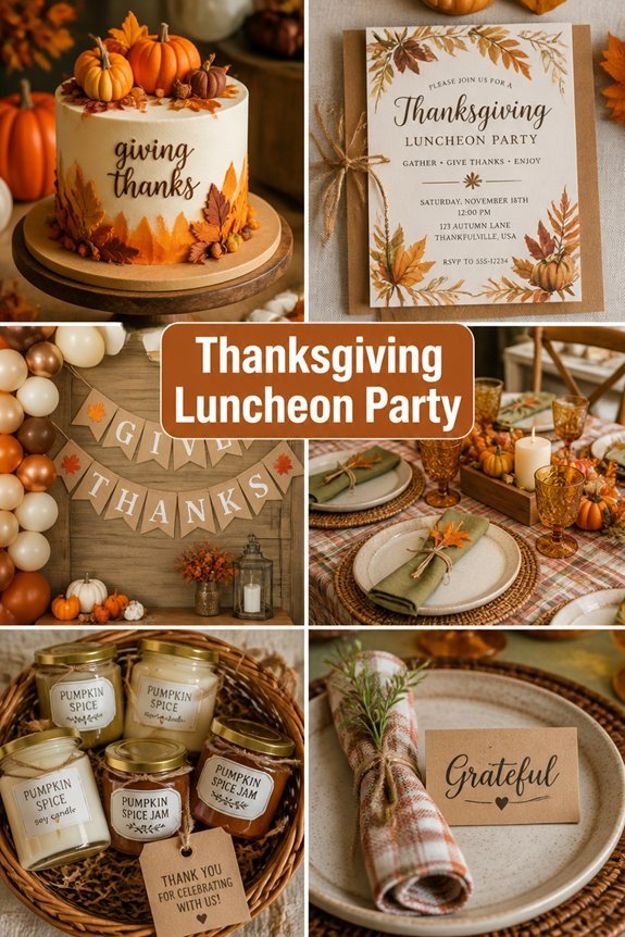 casual daytime thanksgiving celebration