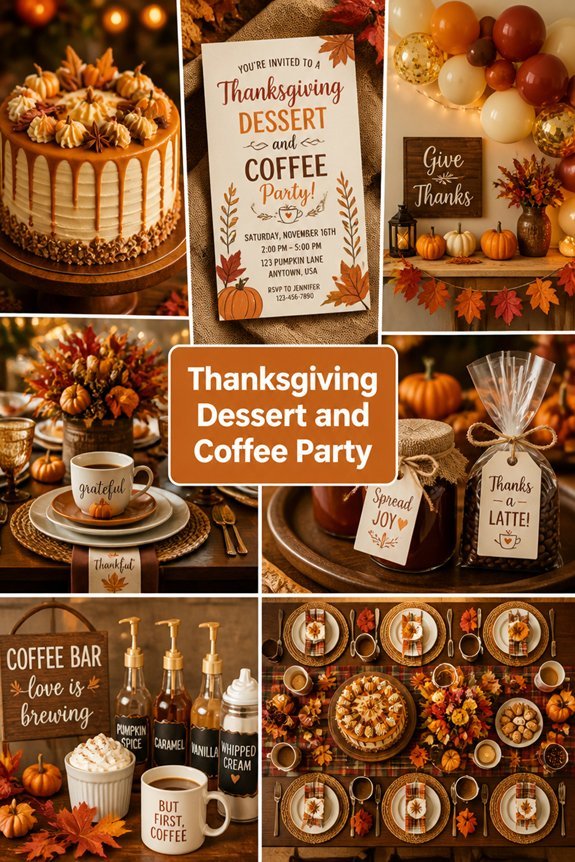 casual thanksgiving dessert gathering