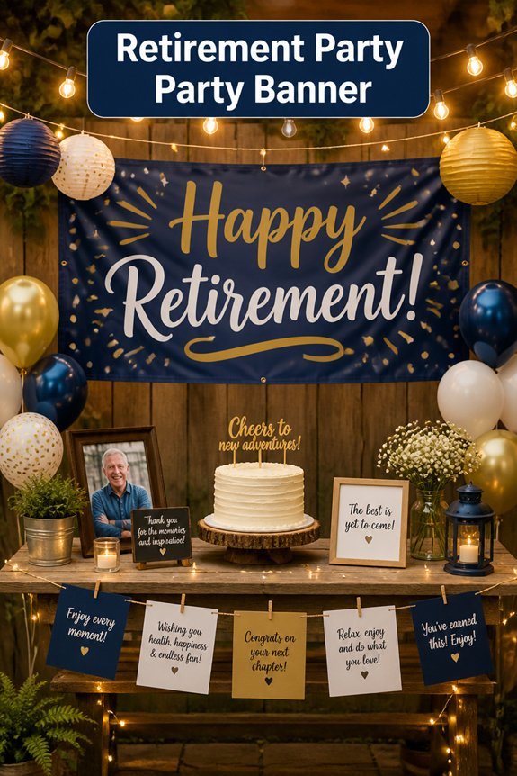 celebrate with personalized banners