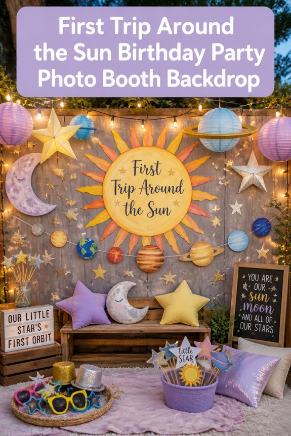 creative birthday photo backdrop