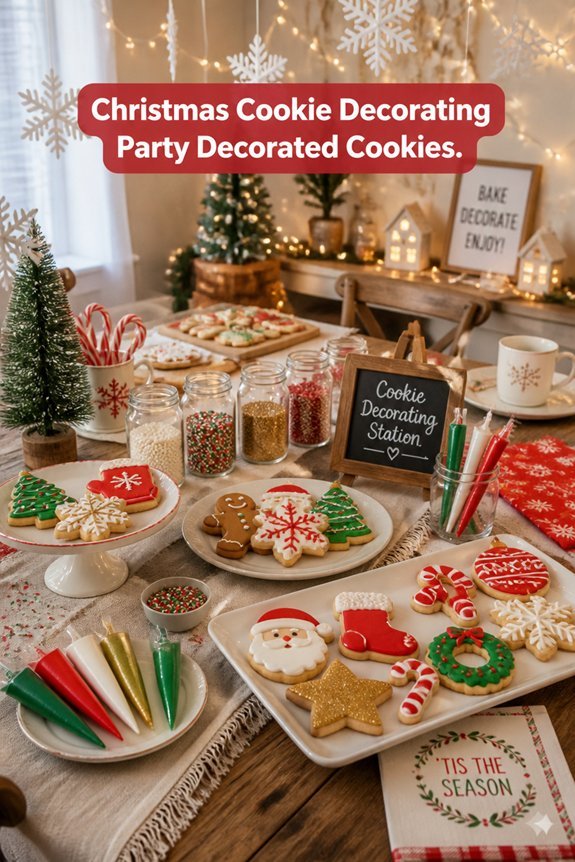 creative christmas cookie decorating