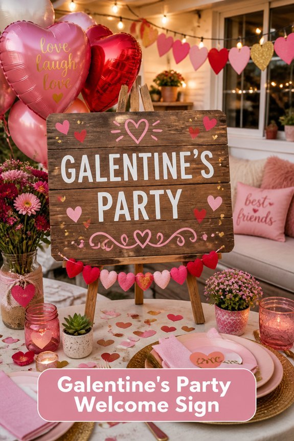 creative galentine s sign ideas