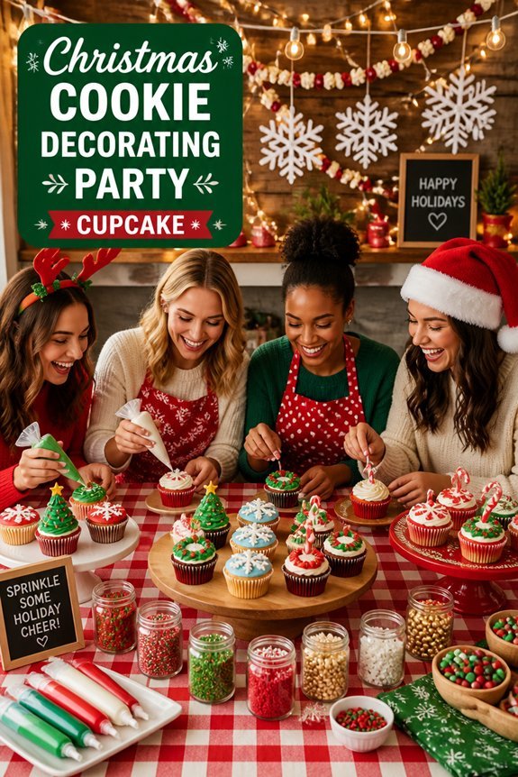 decorate cupcakes and cookies