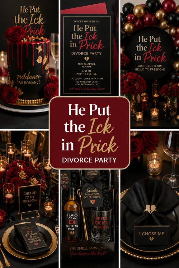 divorce celebration roast party