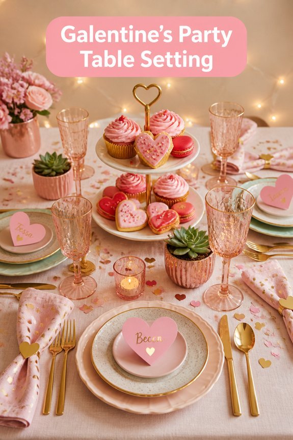 elegant playful blush accents