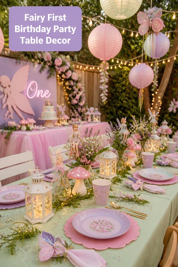 enchanted fairy garden setup