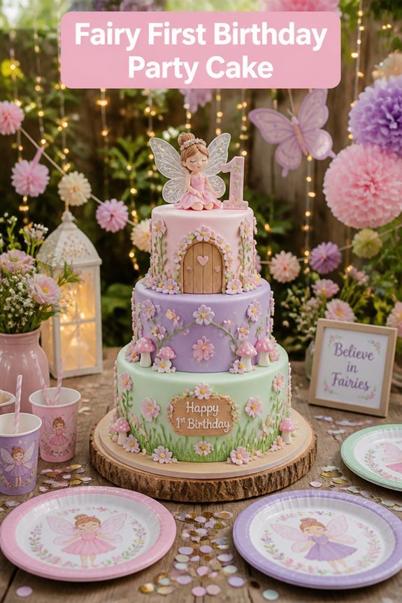fairy themed birthday cake ideas