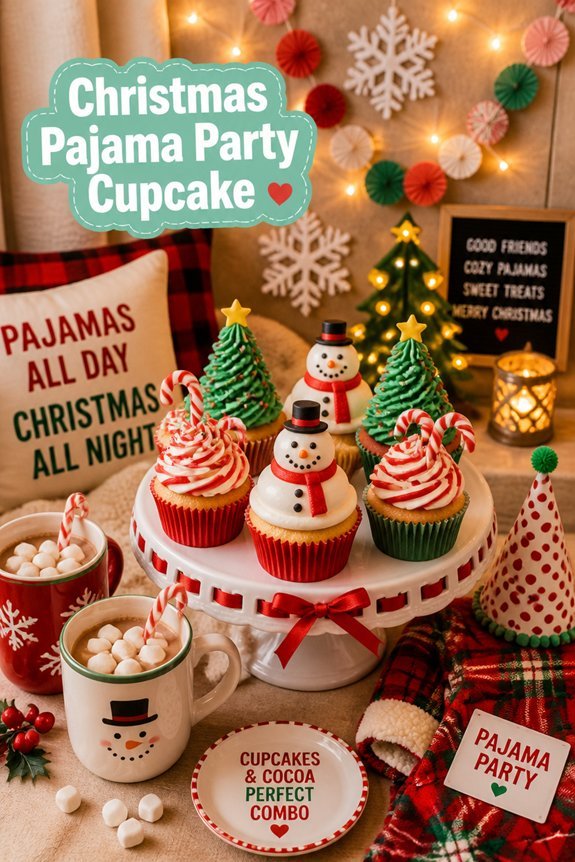festive christmas cupcake decorating