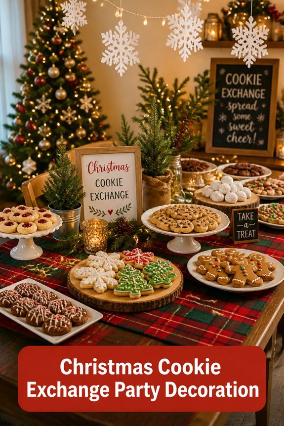 festive cookie decorating atmosphere