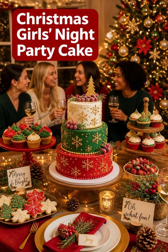 festive customizable cake decoration