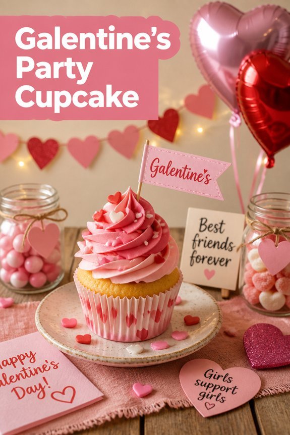 festive customizable galentine s cupcakes