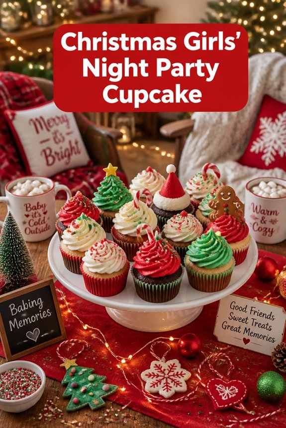 festive diy cupcake decorations