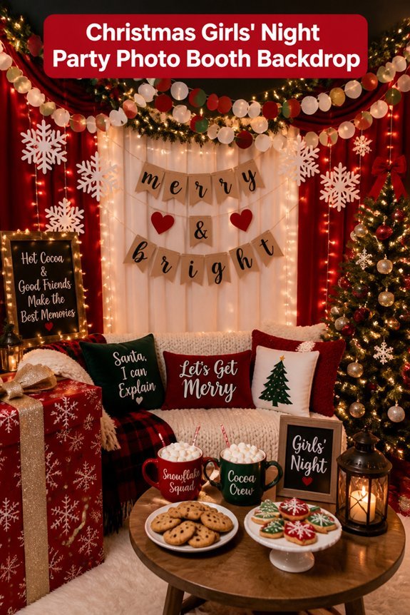 festive diy photo backdrop