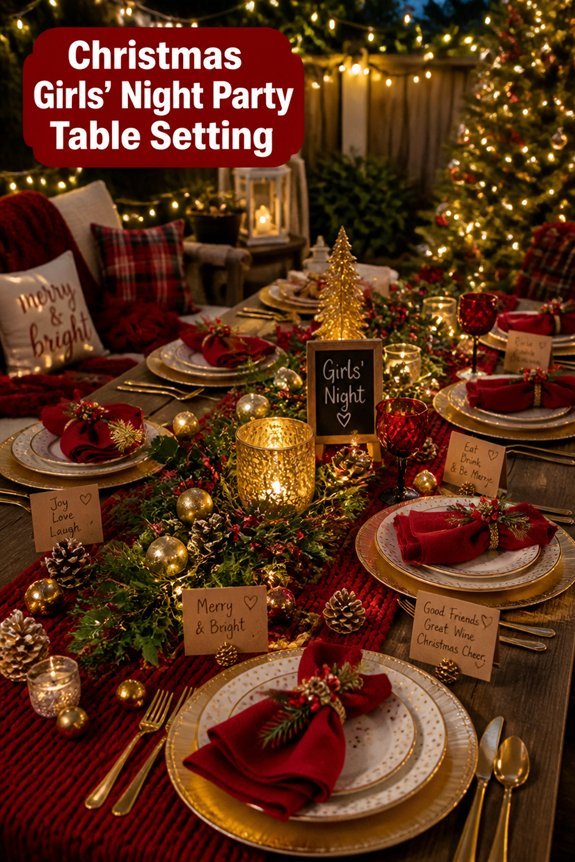 festive elegant girls celebration