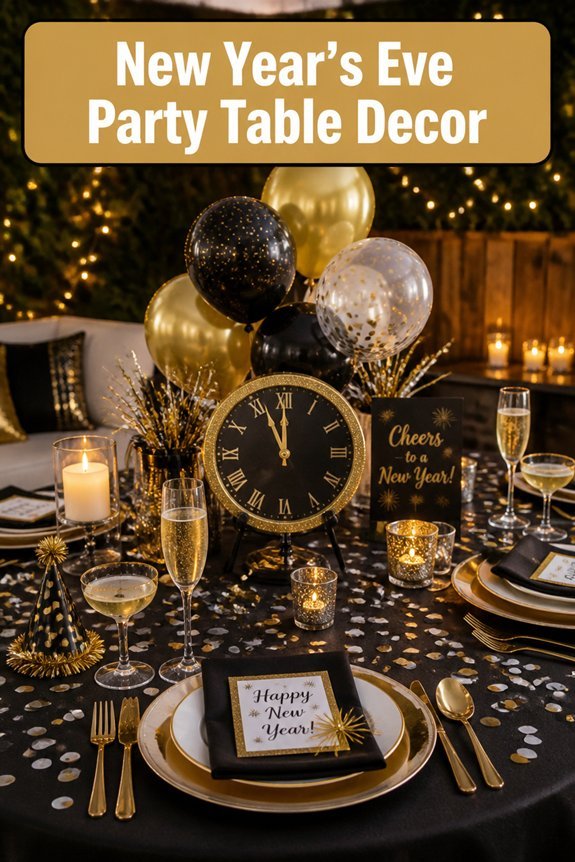 festive elegant personalized table