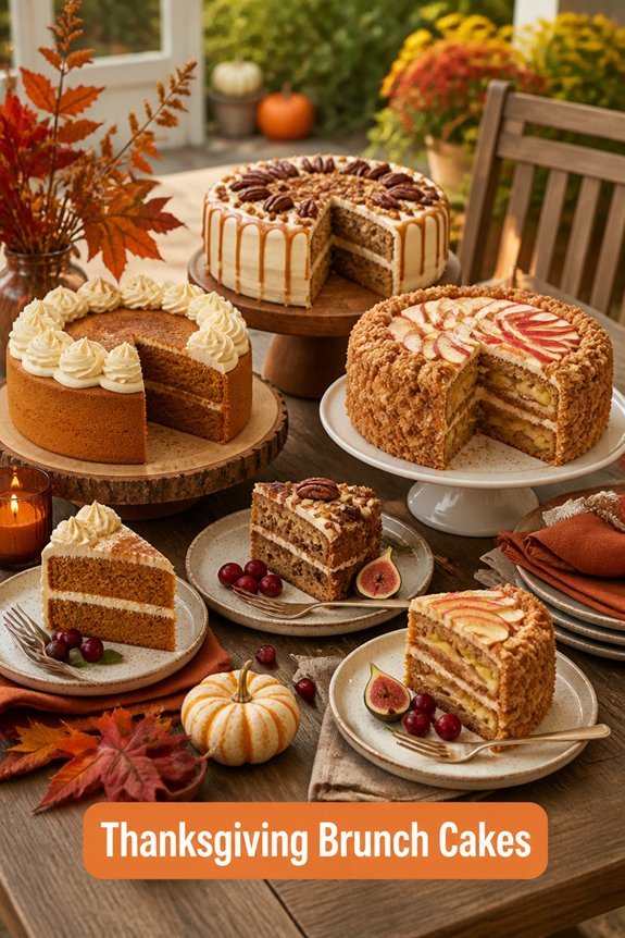 festive flavorful brunch cakes