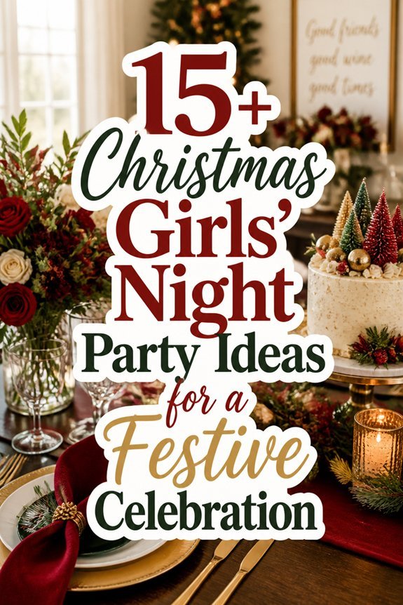 festive girls christmas party