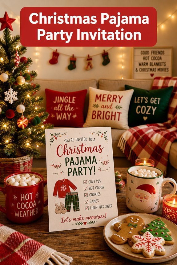 festive pajama party details