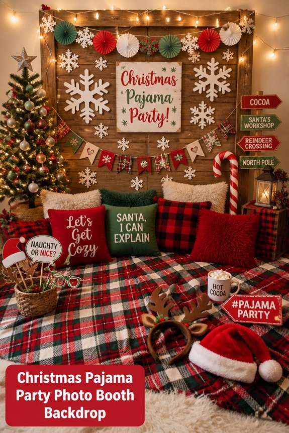 festive pajama photo fun