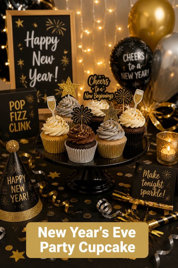 festive personalized cupcake treats