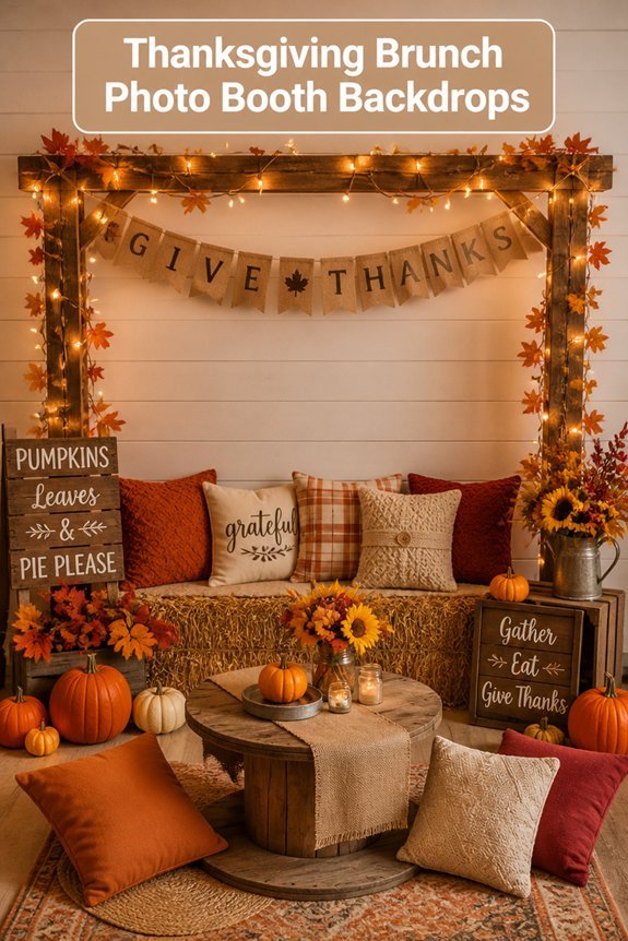 festive simple photogenic backdrops
