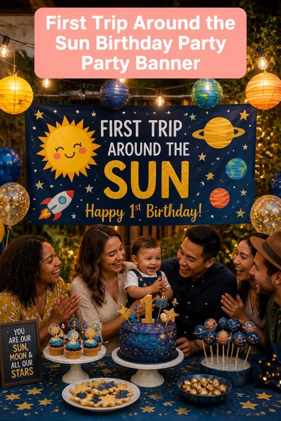 first birthday party banner