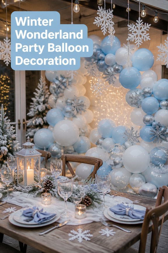 frosty balloon decor ideas
