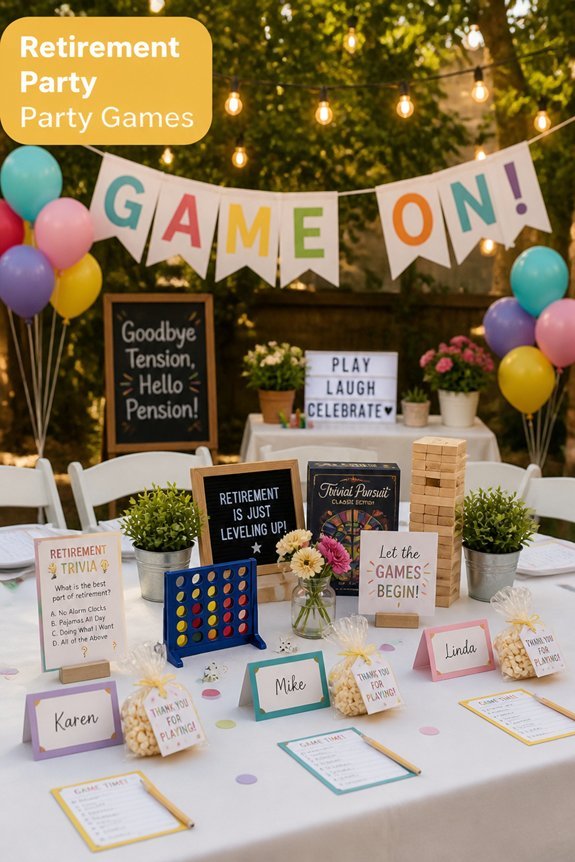 fun retirement celebration activities