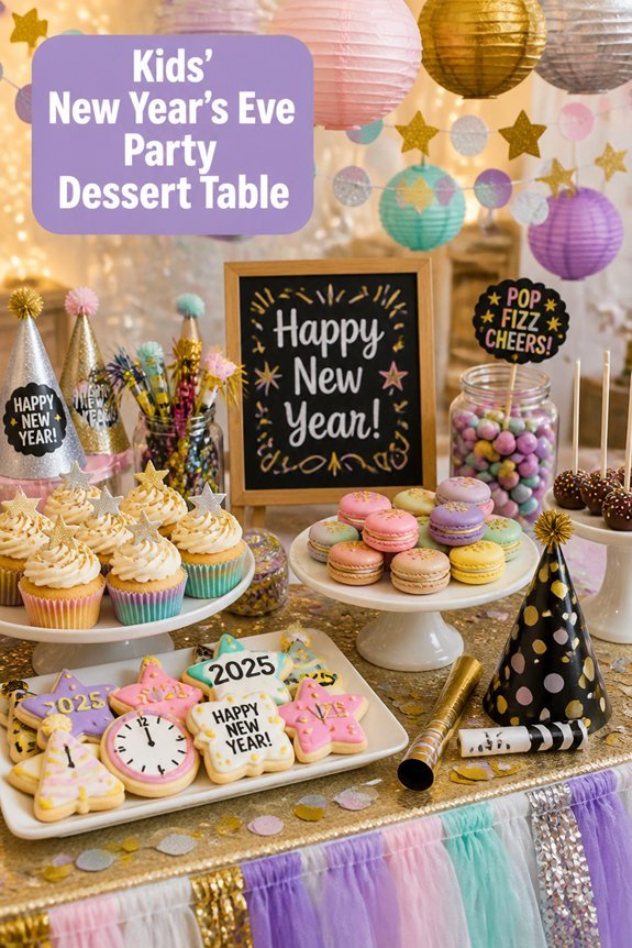kids festive dessert display