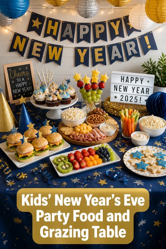 kids festive grazing snack station