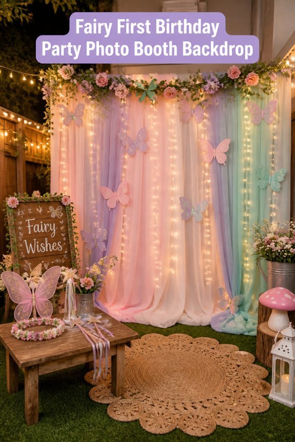 magical fairy photo backdrop