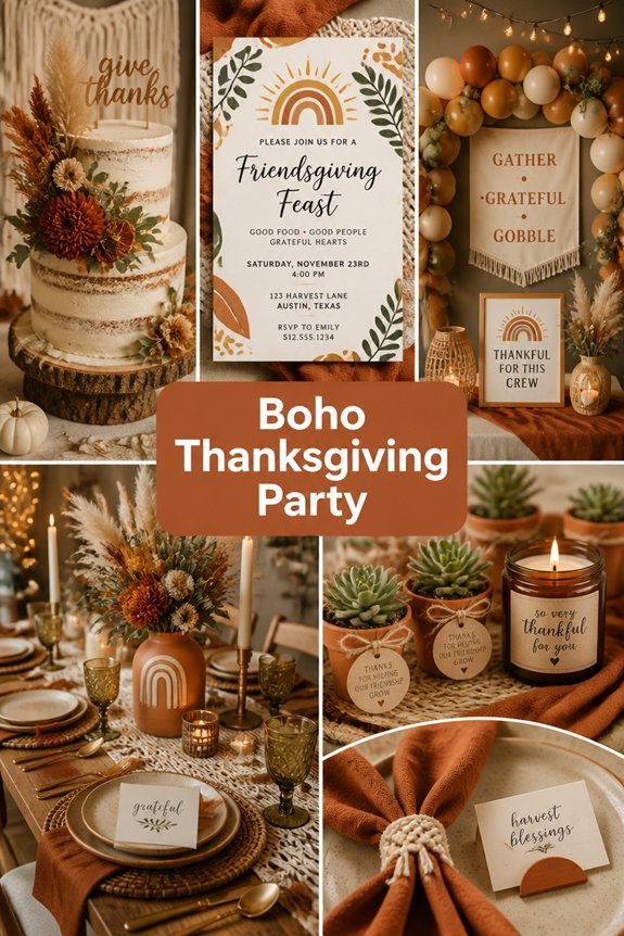 relaxed earthy autumn celebration