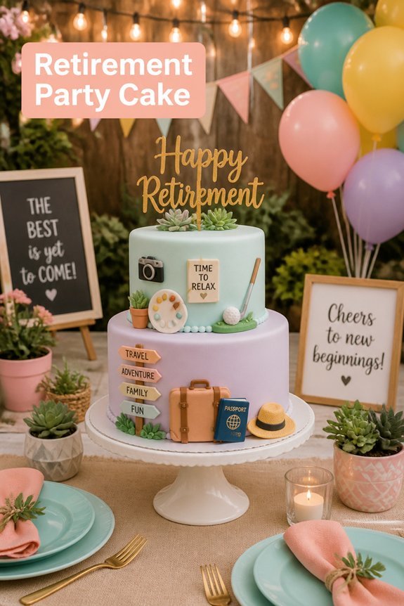 retirement cake celebration ideas
