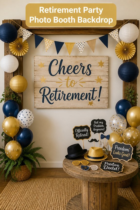 retirement celebration photo fun