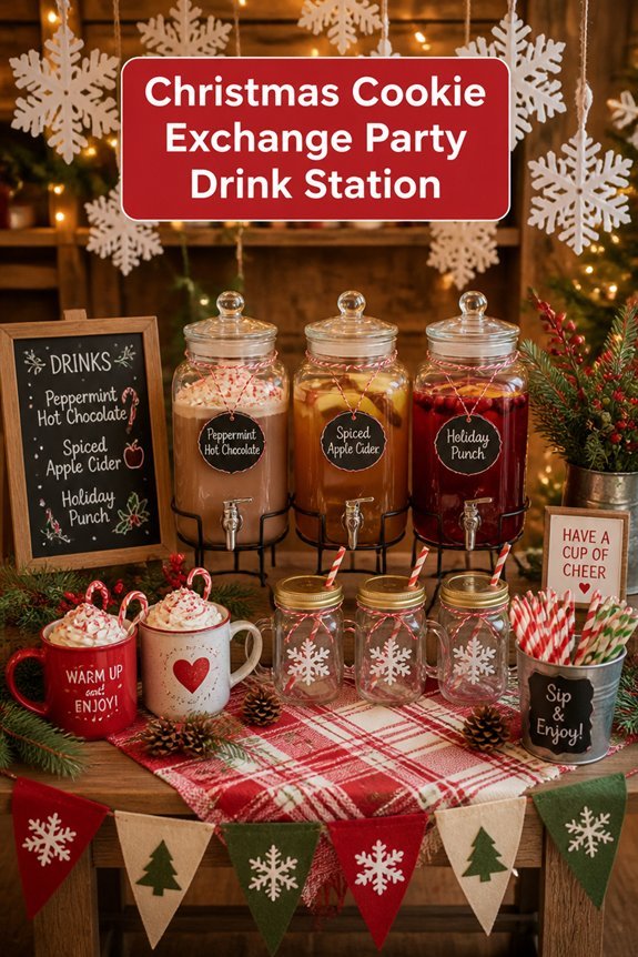 self serve festive drink options