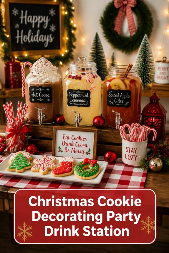 self serve holiday beverage station