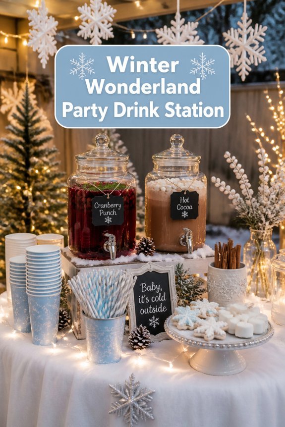 self serve winter beverage station