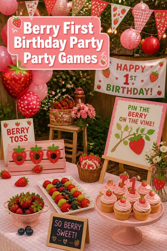 simple berry themed party games