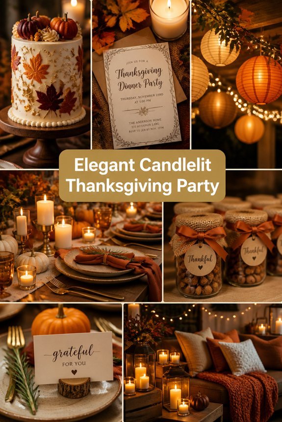sophisticated intimate holiday gathering