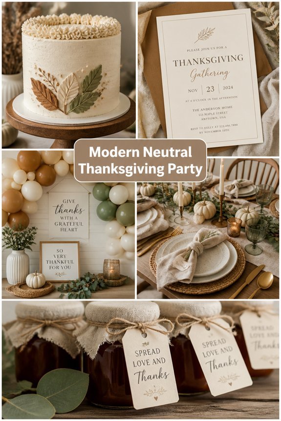 sophisticated neutral autumn decor
