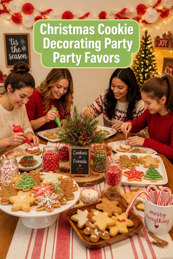 sweet holiday party favors