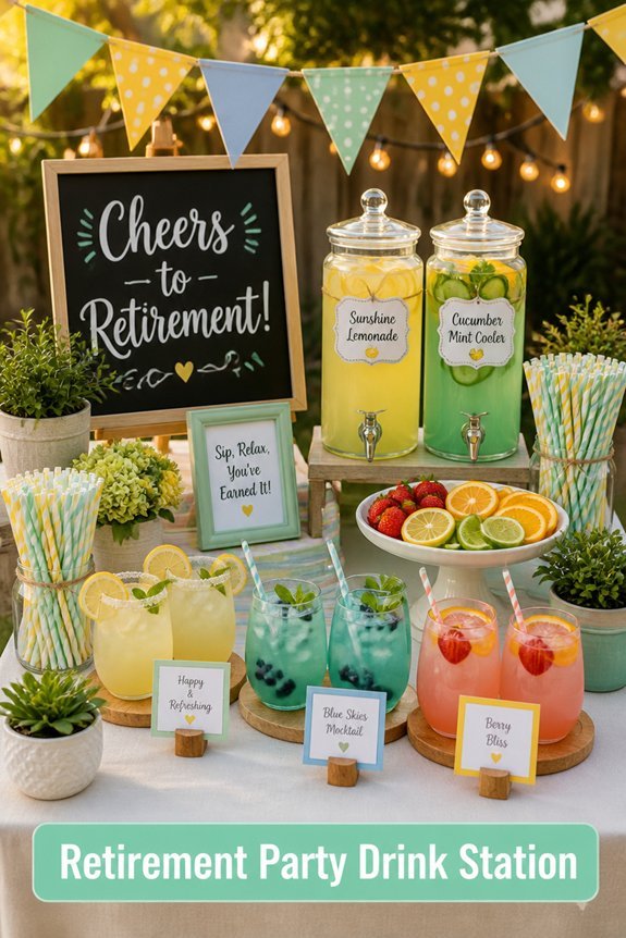 variety of drinks options
