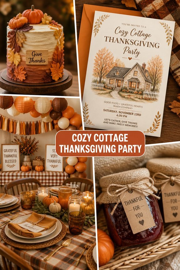 warm rustic festive gathering